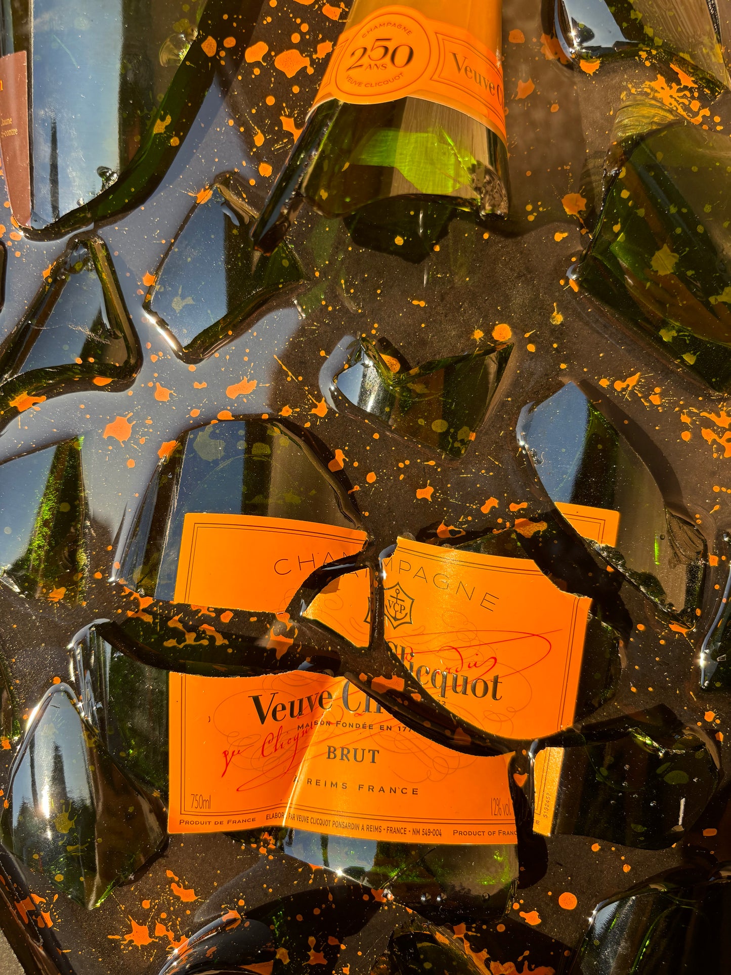 Tableau Veuve Clicquot Orange | Champagne